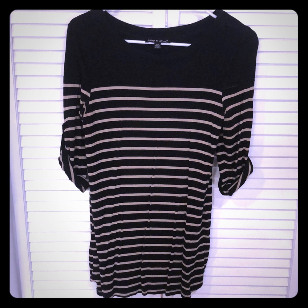 Cable & Guage stripped blouse